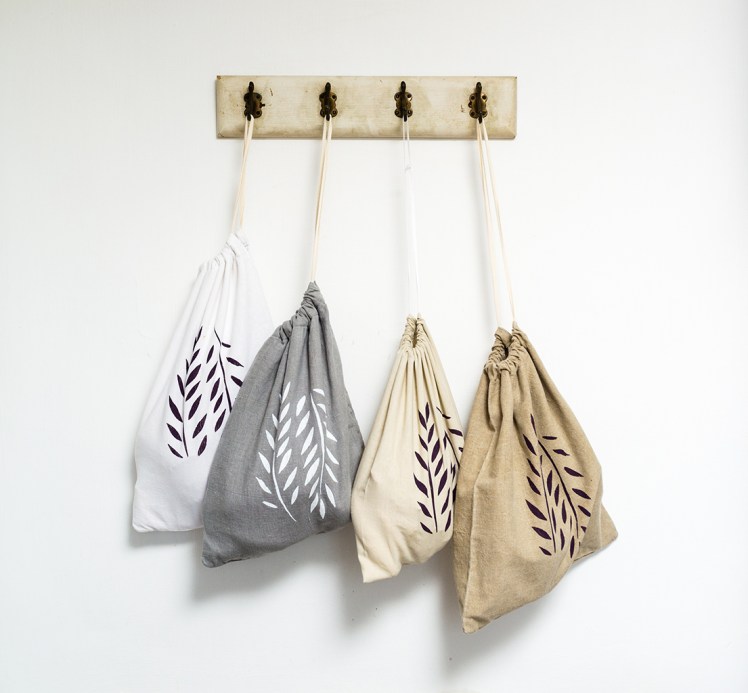 textiltáska, vászontáska, nyomott mintás, színes